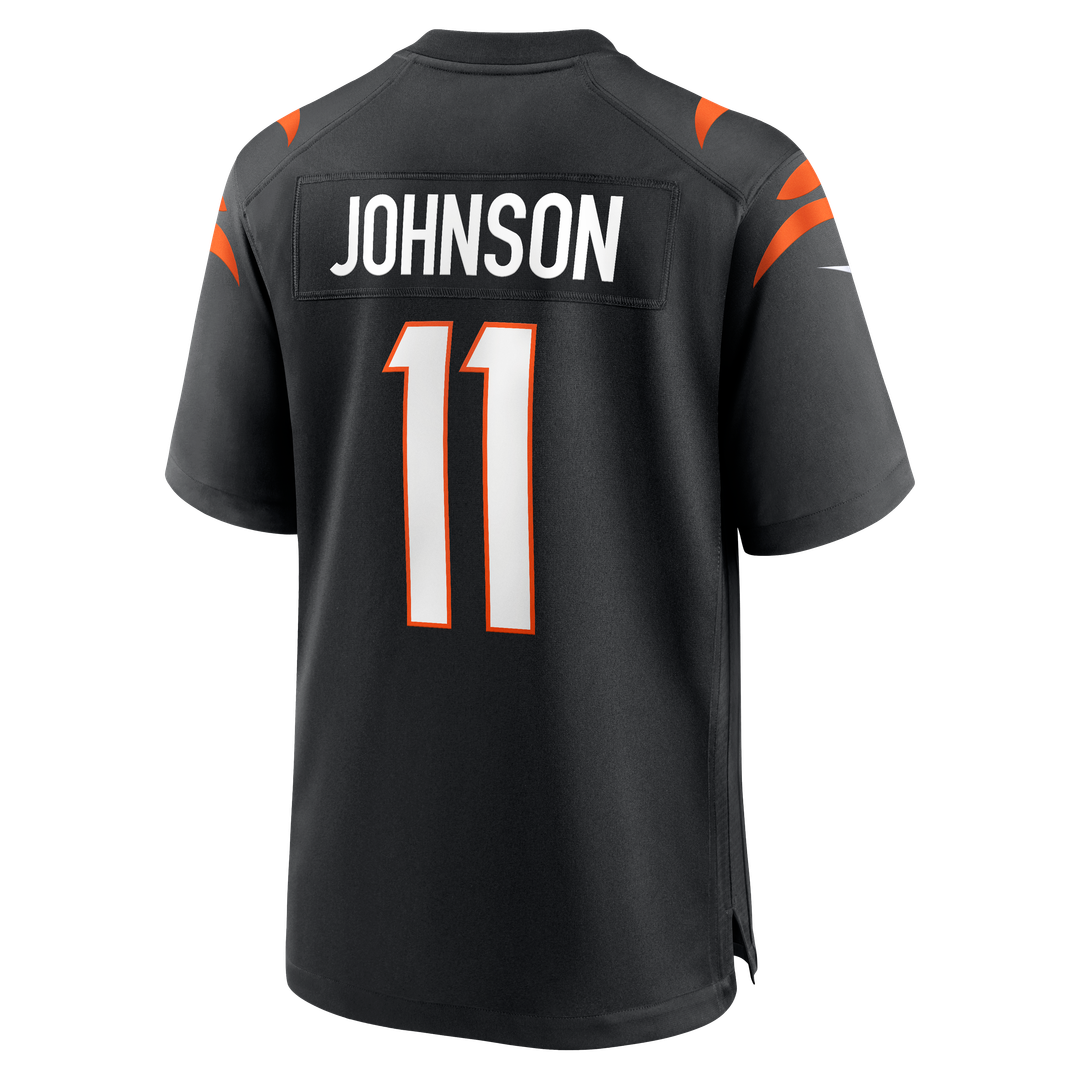 Josh Johnson Cincinnati Bengals Nike Team Game Jersey -  Black