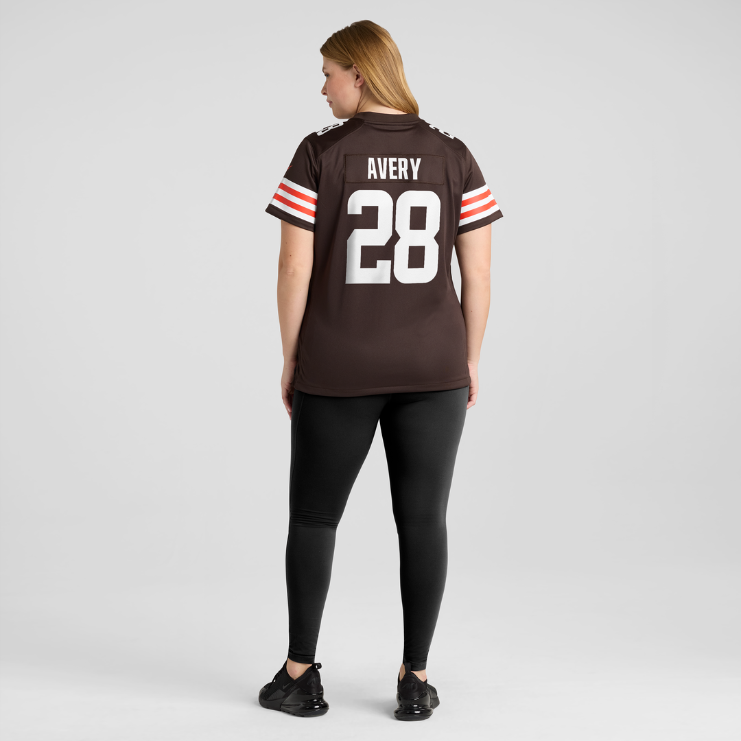 Tre Avery Cleveland Browns Nike Women's Team Game Jersey -  Brown