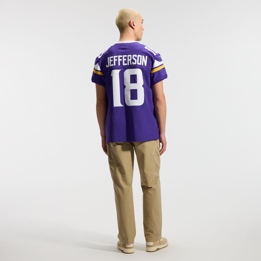 Justin Jefferson Minnesota Vikings Nike  Vapor F.U.S.E. Elite Jersey - Purple