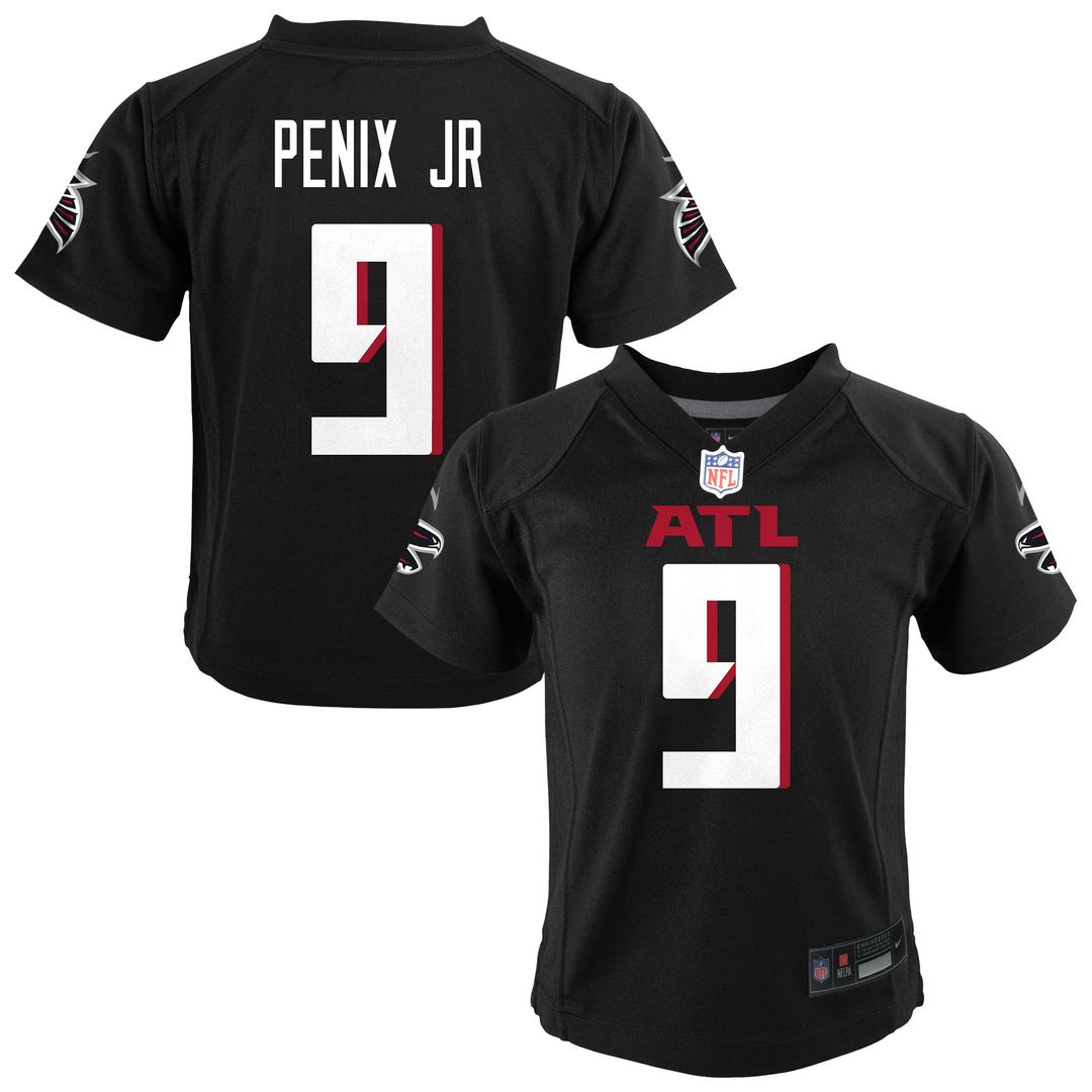 Michael Penix Jr. Atlanta Falcons Nike Infant Team  Player Game Jersey - Black