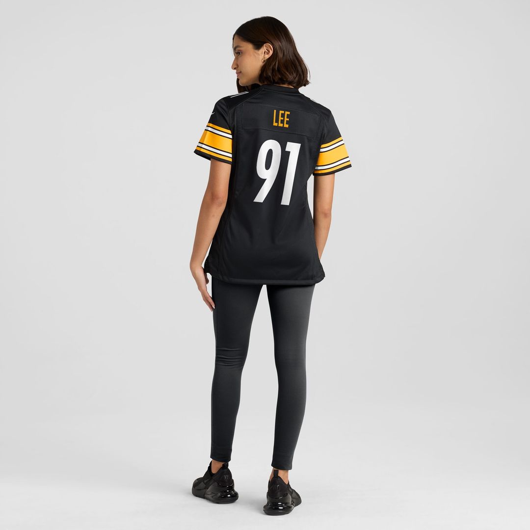Logan Lee Pittsburgh Steelers Nike Women's Team Game Jersey -  Black