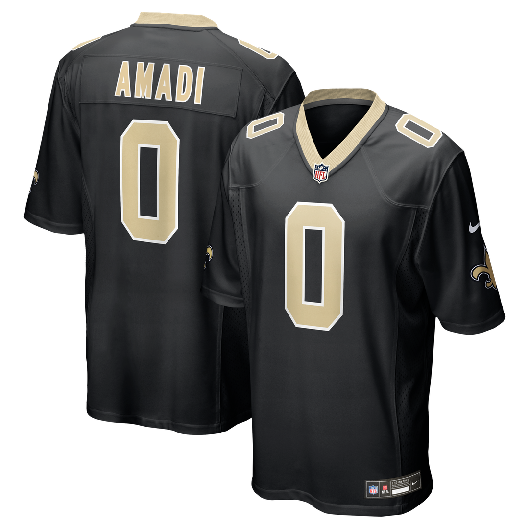 Ugo Amadi New Orleans Saints Nike Team Game Jersey -  Black