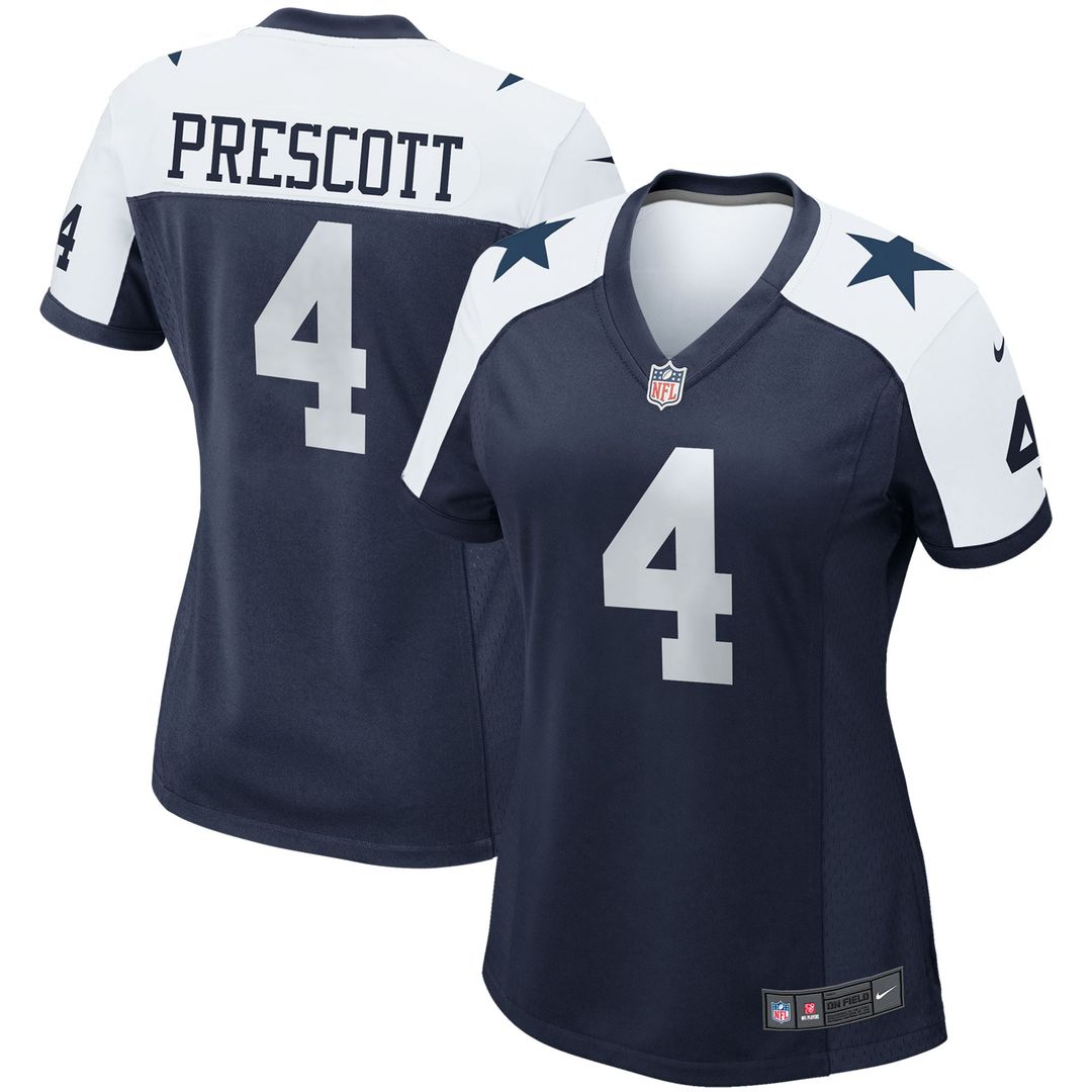 Dak Prescott Dallas Cowboys Nike Women's Team Game Jersey - White