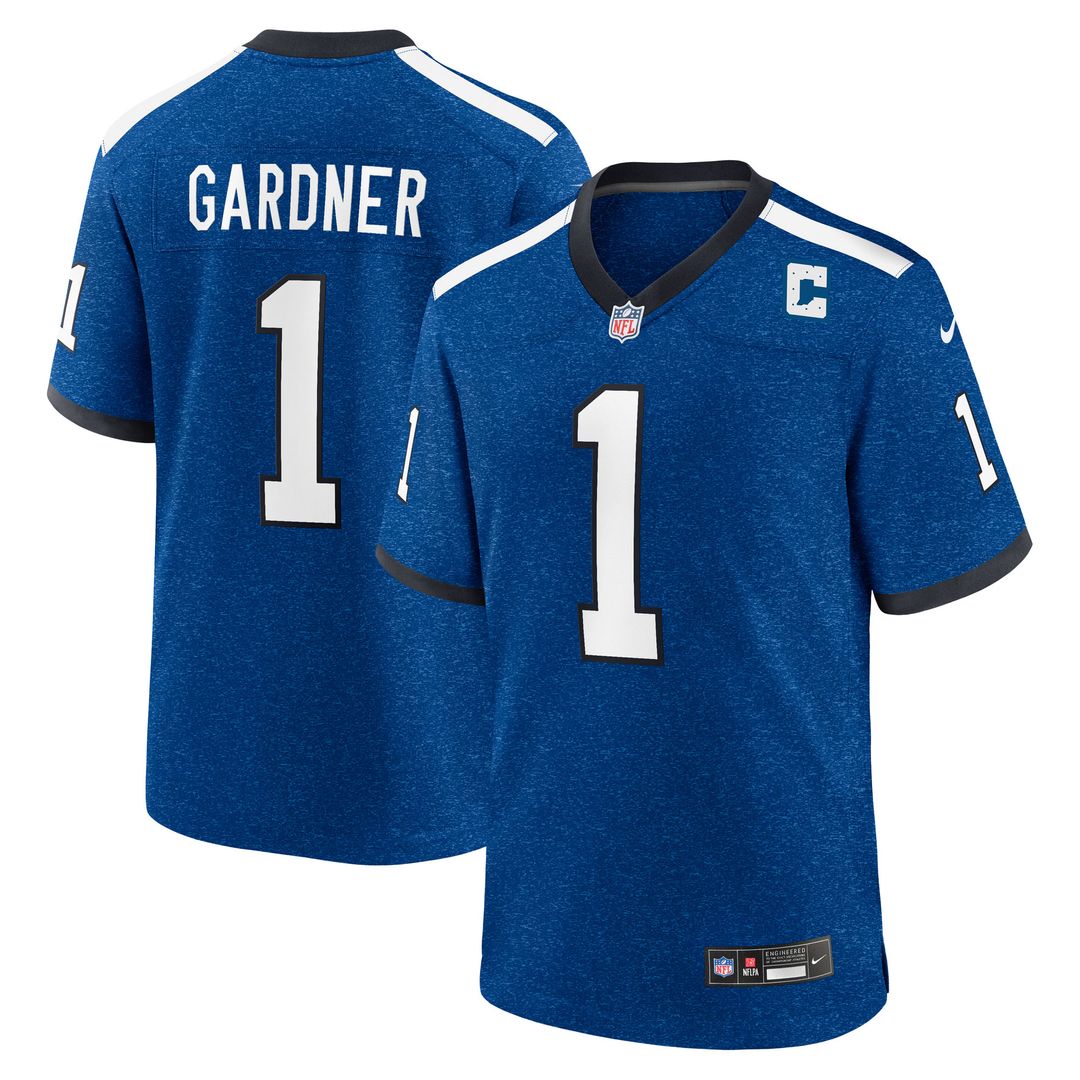 Ahmad Sauce Gardner Indianapolis Colts Nike Team  Game Jersey -  Royal