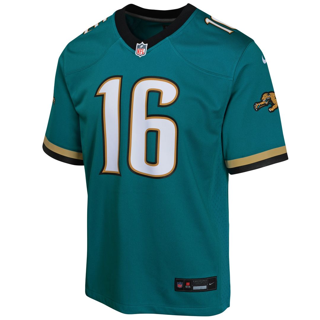 Trevor Lawrence Jacksonville Jaguars Nike Youth Game Jersey - Teal