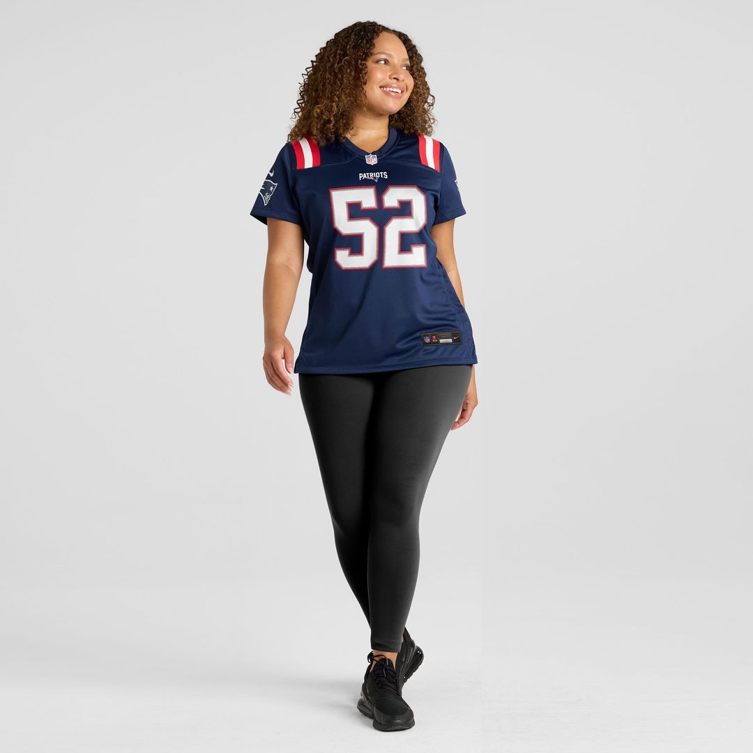 Marcus Bryant New England Patriots Nike Women's Team Game Jersey -  Navy