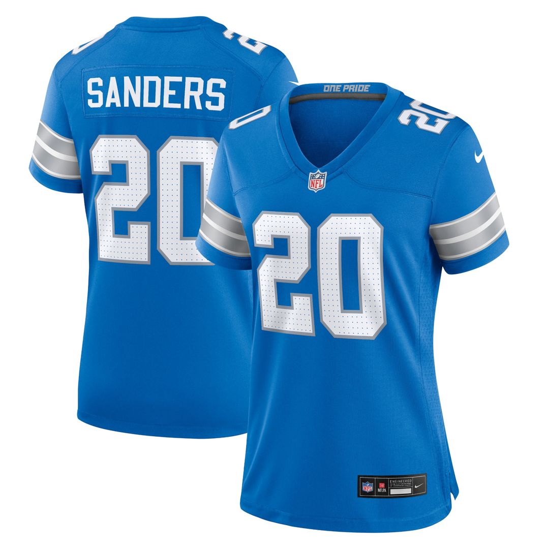 Barry Sanders Detroit Lions Nike Women's 2nd Alternate Retired Player Game Jersey - Black