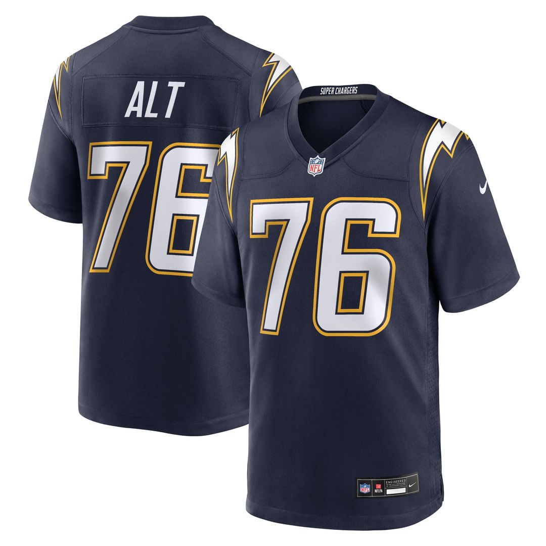 Joe Alt Los Angeles Chargers Nike  Player Game Jersey - Powder Blue
