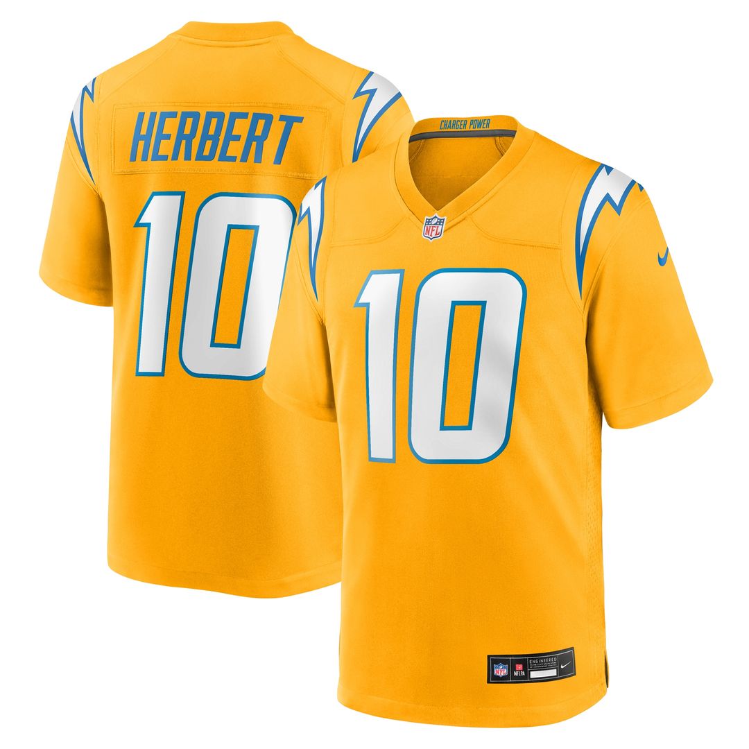 Justin Herbert Los Angeles Chargers Nike Youth Alternate Super Chargers Game Player Jersey - Navy