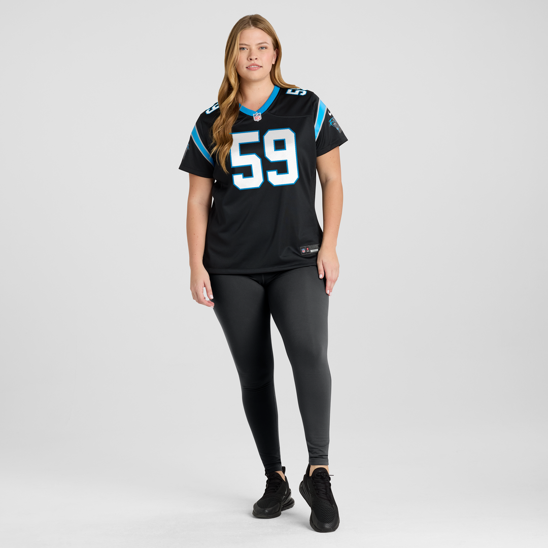 Luke Kuechly Carolina Panthers Nike Women's Team Game Jersey -  Black