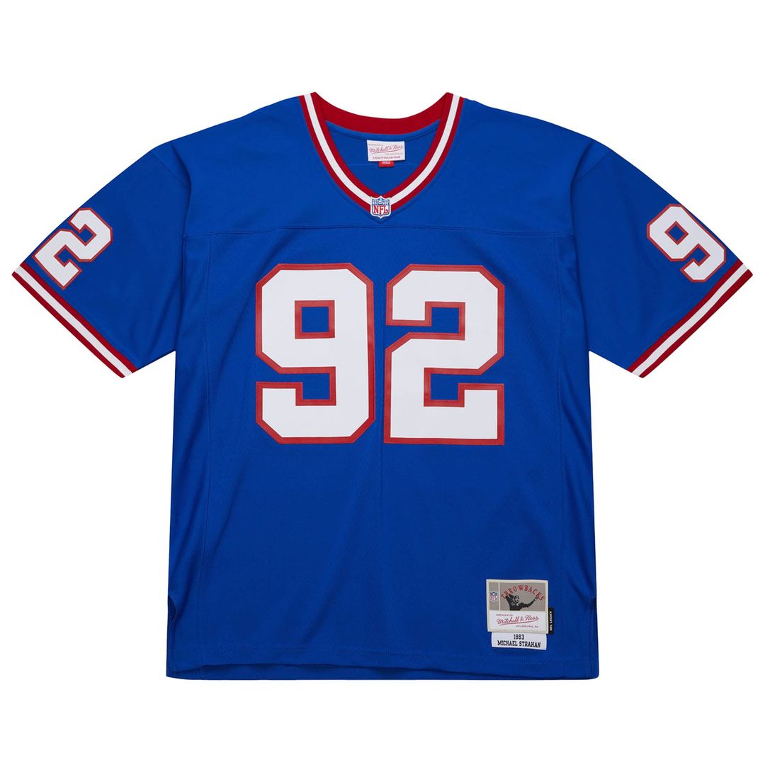 Michael Strahan New York Giants Mitchell & Ness 1993 Legacy Replica Jersey - Royal