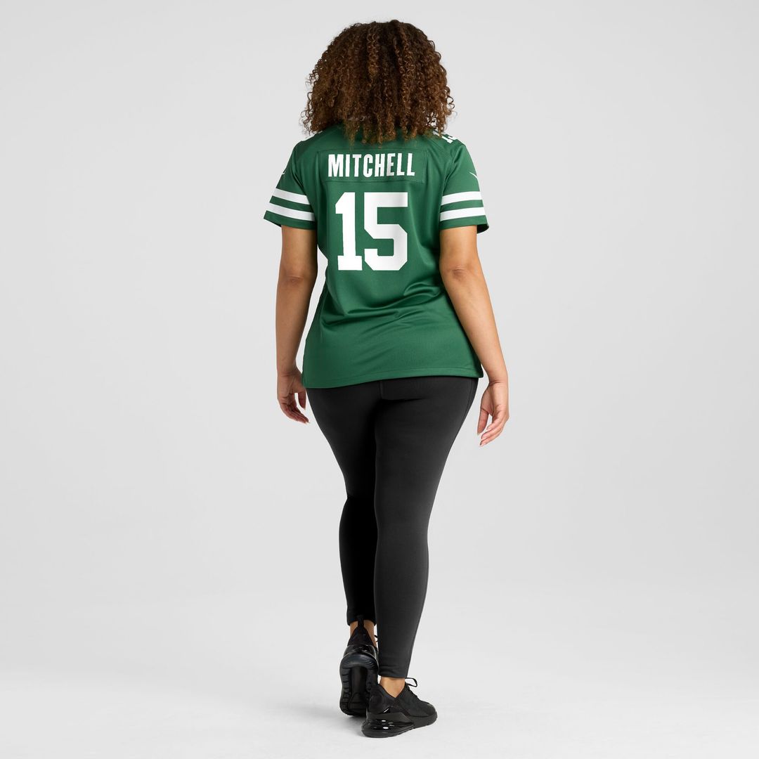 Adonai Mitchell New York Jets Nike Women's Team Game Jersey - Legacy Green