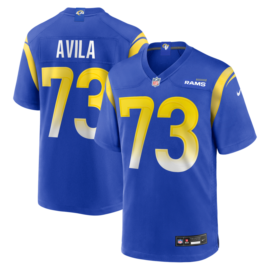 Steve Avila Los Angeles Rams Nike Home Game Jersey - Royal