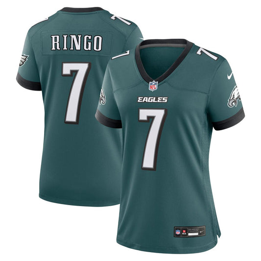 Kelee Ringo Philadelphia Eagles Nike Women's Team Game Jersey -  Midnight Green