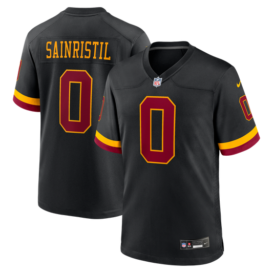 Mike Sainristil Washington Commanders Nike Hail Raiser Alternate Game Jersey - Black