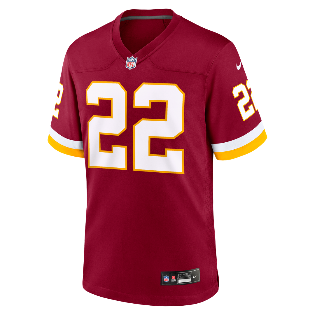 Jacory Croskey-Merritt Washington Commanders Nike Hail Raiser Alternate Game Jersey - Black
