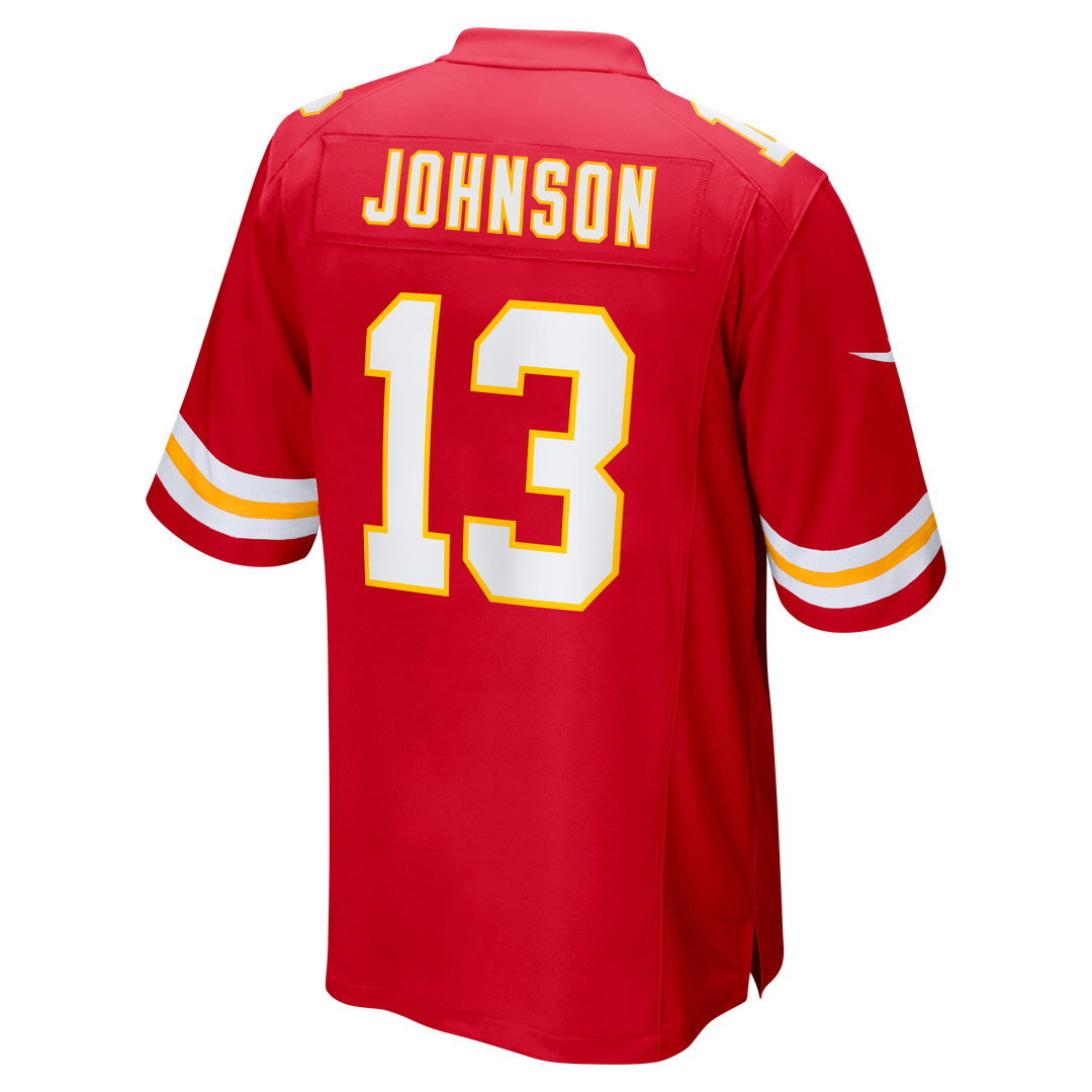 Nazeeh Johnson Kansas City Chiefs Nike Game Player Jersey - Red