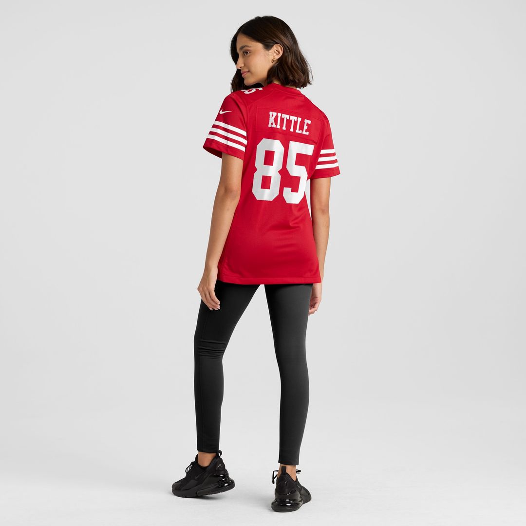 George Kittle San Francisco 49ers Nike Women's Player Jersey - Scarlet