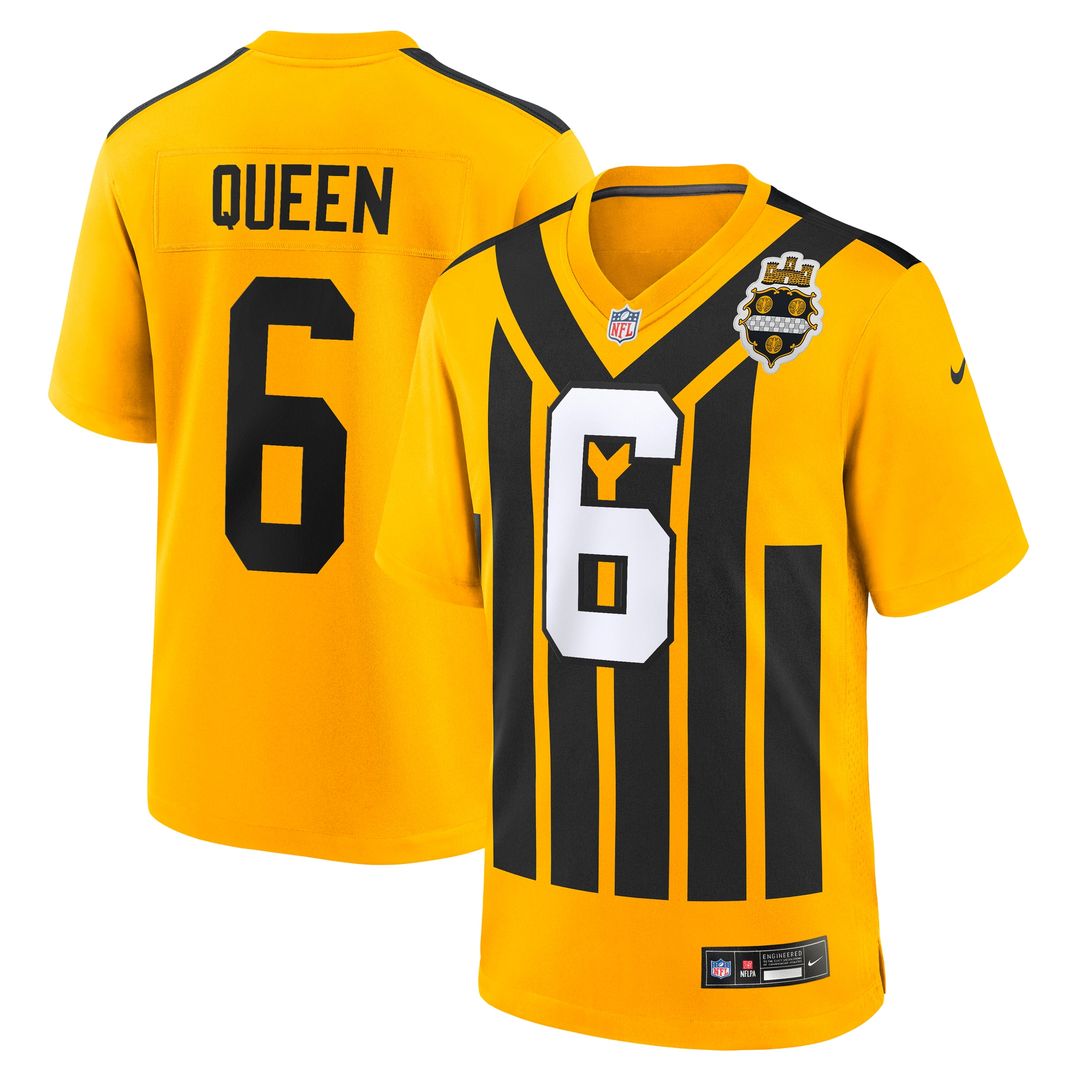Patrick Queen Pittsburgh Steelers Nike Game Player Jersey - Black