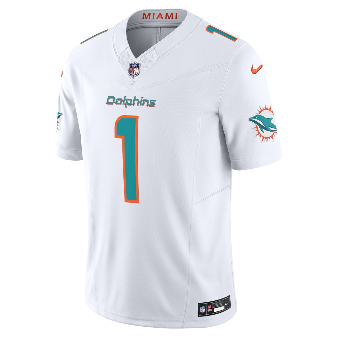 Tua Tagovailoa Miami Dolphins Nike Vapor F.U.S.E. Limited Jersey - Aqua
