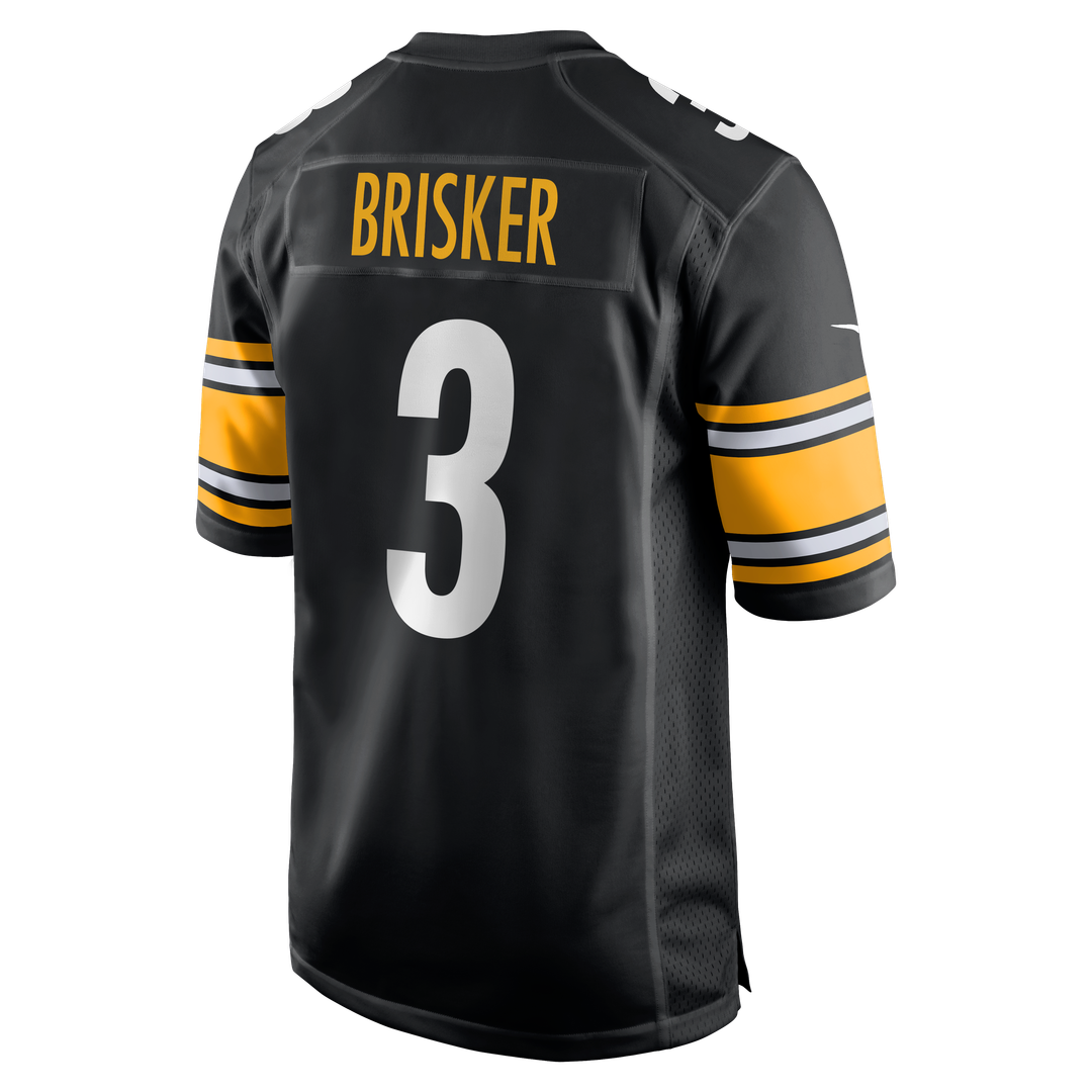 Jaquan Brisker Pittsburgh Steelers Nike Team Game Jersey - Black