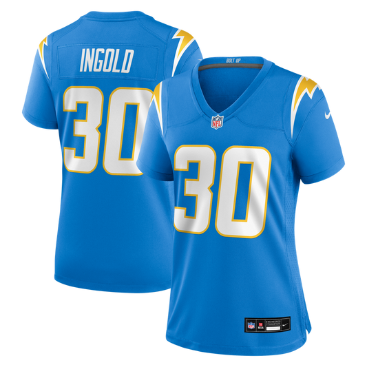 Alec Ingold Los Angeles Chargers Nike Women's Team Game Jersey -  Powder Blue