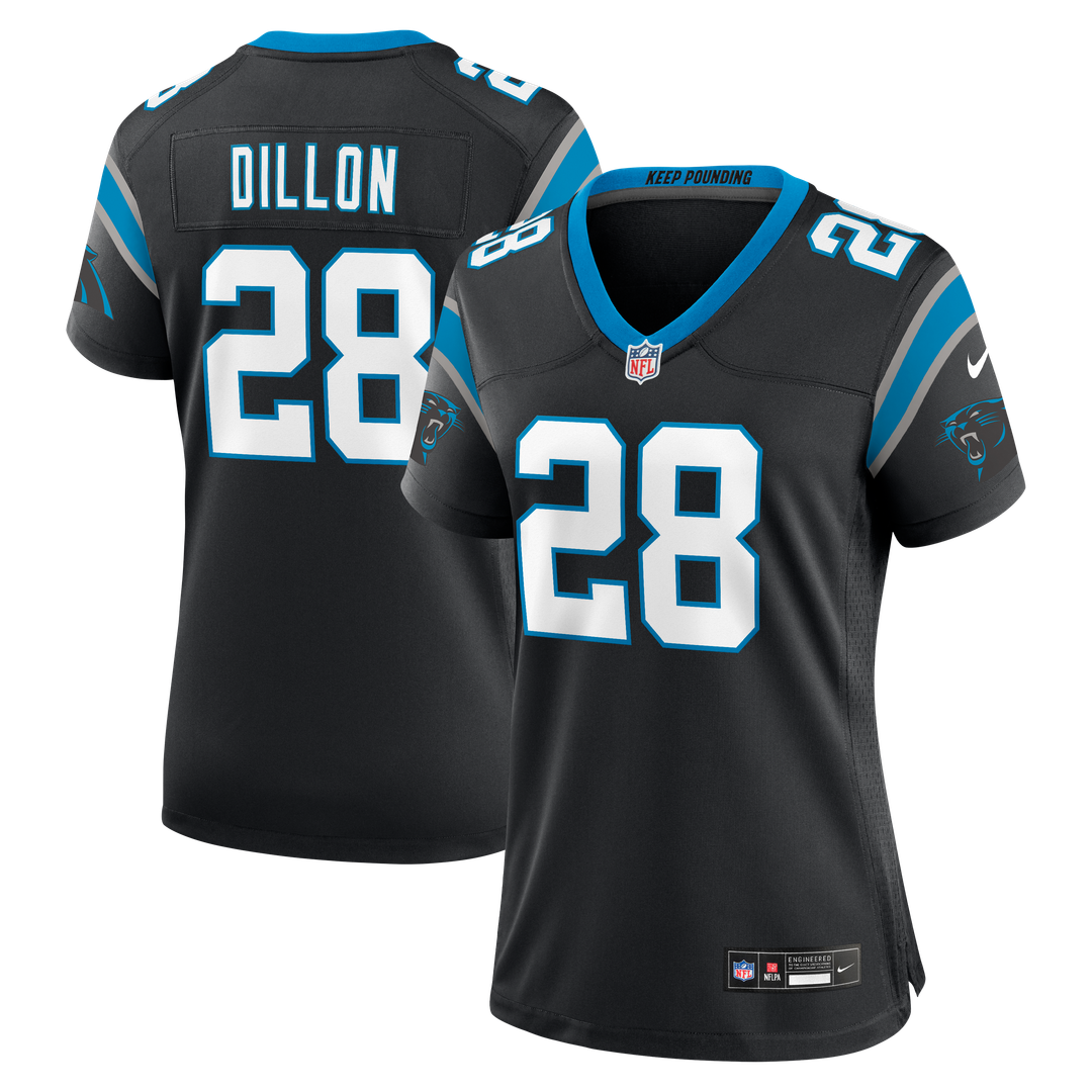 AJ Dillon Carolina Panthers Nike Women's Team Game Jersey -  Black
