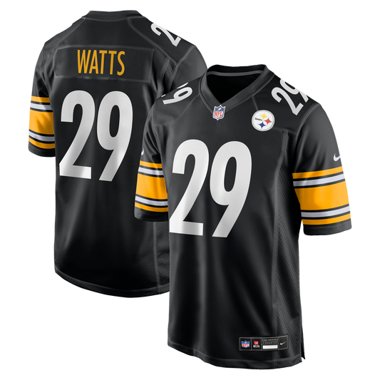 Ryan Watts Pittsburgh Steelers Nike  Game Jersey -  Black