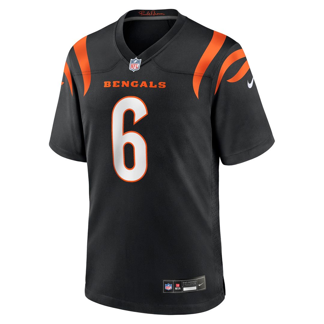 Bryan Cook Cincinnati Bengals Nike Team Game Jersey -  Black
