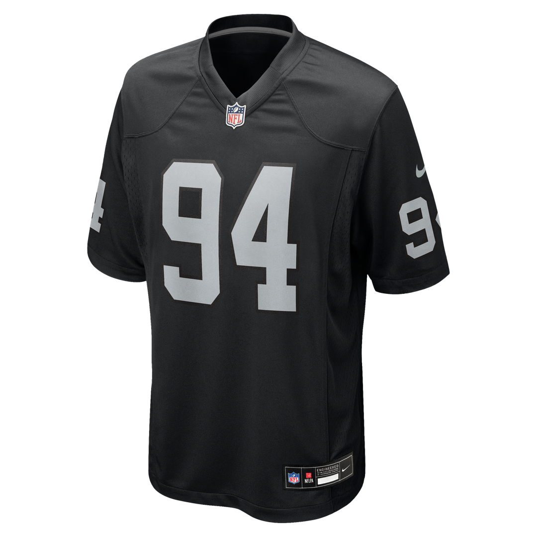Christian Wilkins Las Vegas Raiders Nike Team Game Jersey -  Black