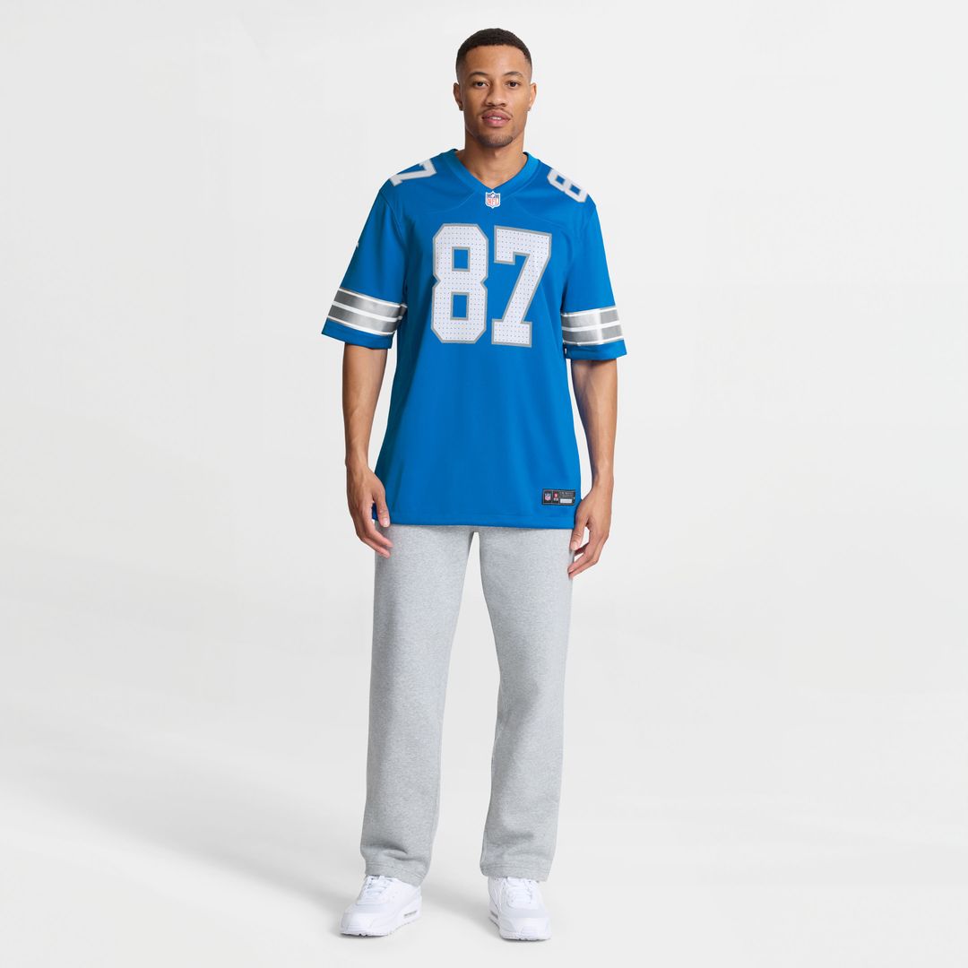 Sam LaPorta Detroit Lions Nike White Game Jersey -  White
