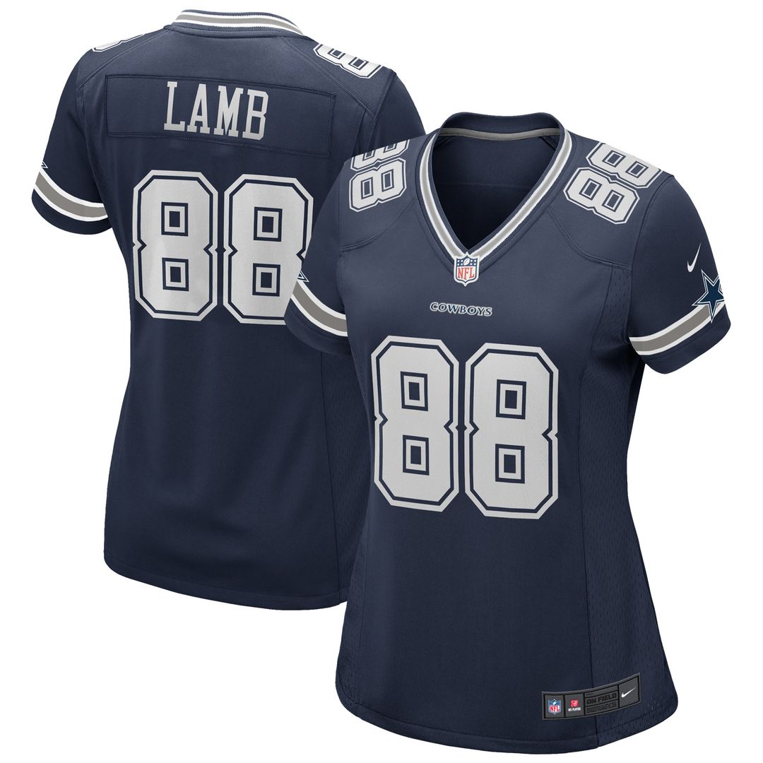 CeeDee Lamb Dallas Cowboys Nike Women's 2nd Alternate Game Jersey - White