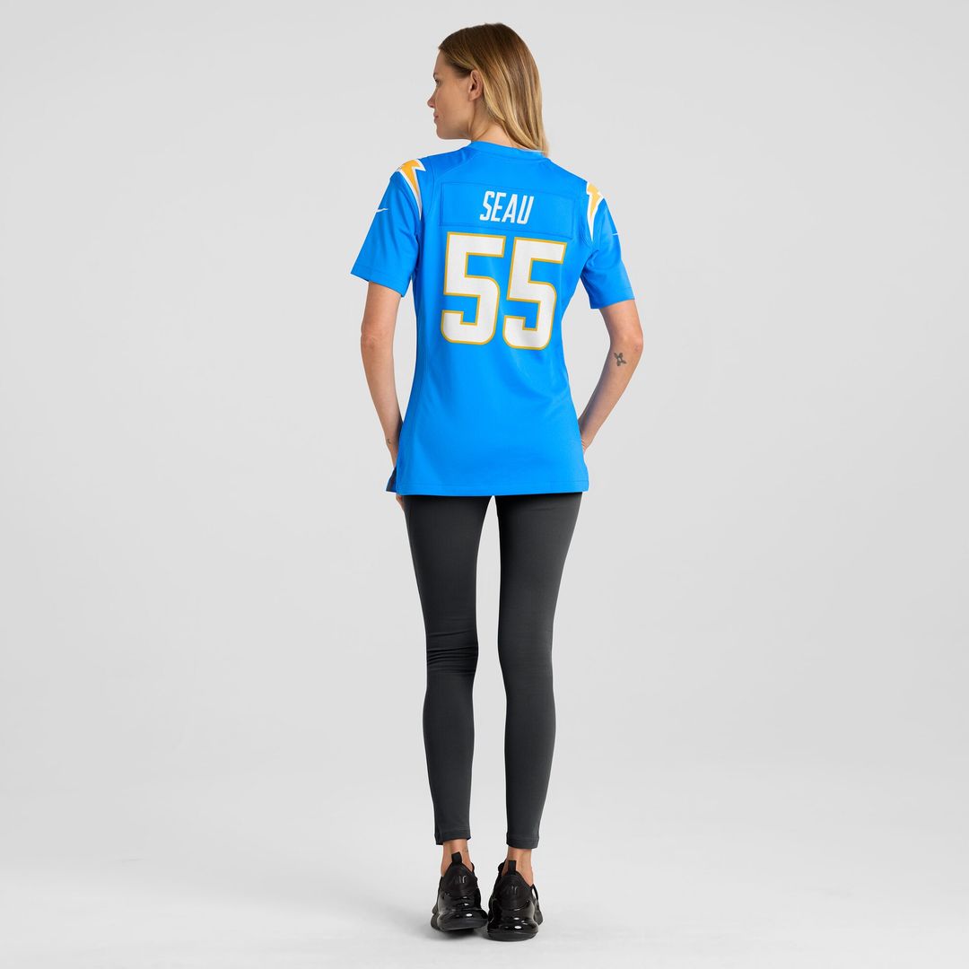 Junior Seau Los Angeles Chargers Nike Women's Game Retired Player Jersey - Powder Blue
