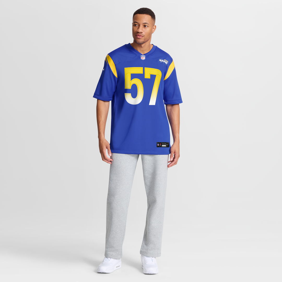 Ty Hamilton Los Angeles Rams Nike Team Game Jersey -  Royal