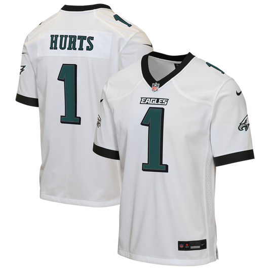 Jalen Hurts Philadelphia Eagles Nike Youth Game Jersey - White