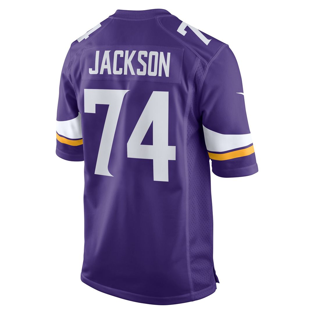 Donovan Jackson Minnesota Vikings Nike Game Player Jersey - Purple