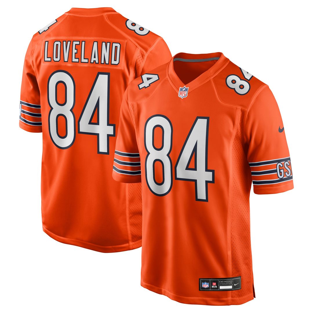 Colston Loveland Chicago Bears Nike Team Game Jersey - Navy