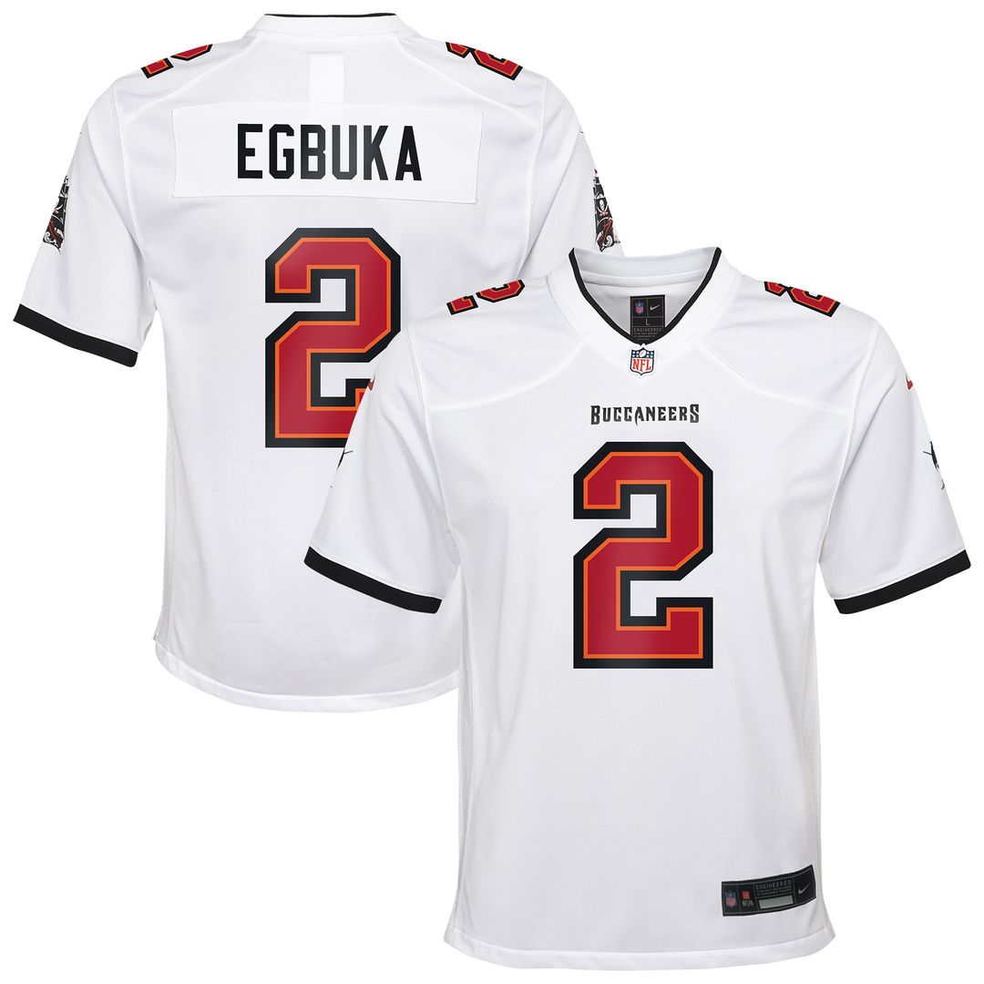 Emeka Egbuka Tampa Bay Buccaneers Nike Youth Team Game Jersey - Red