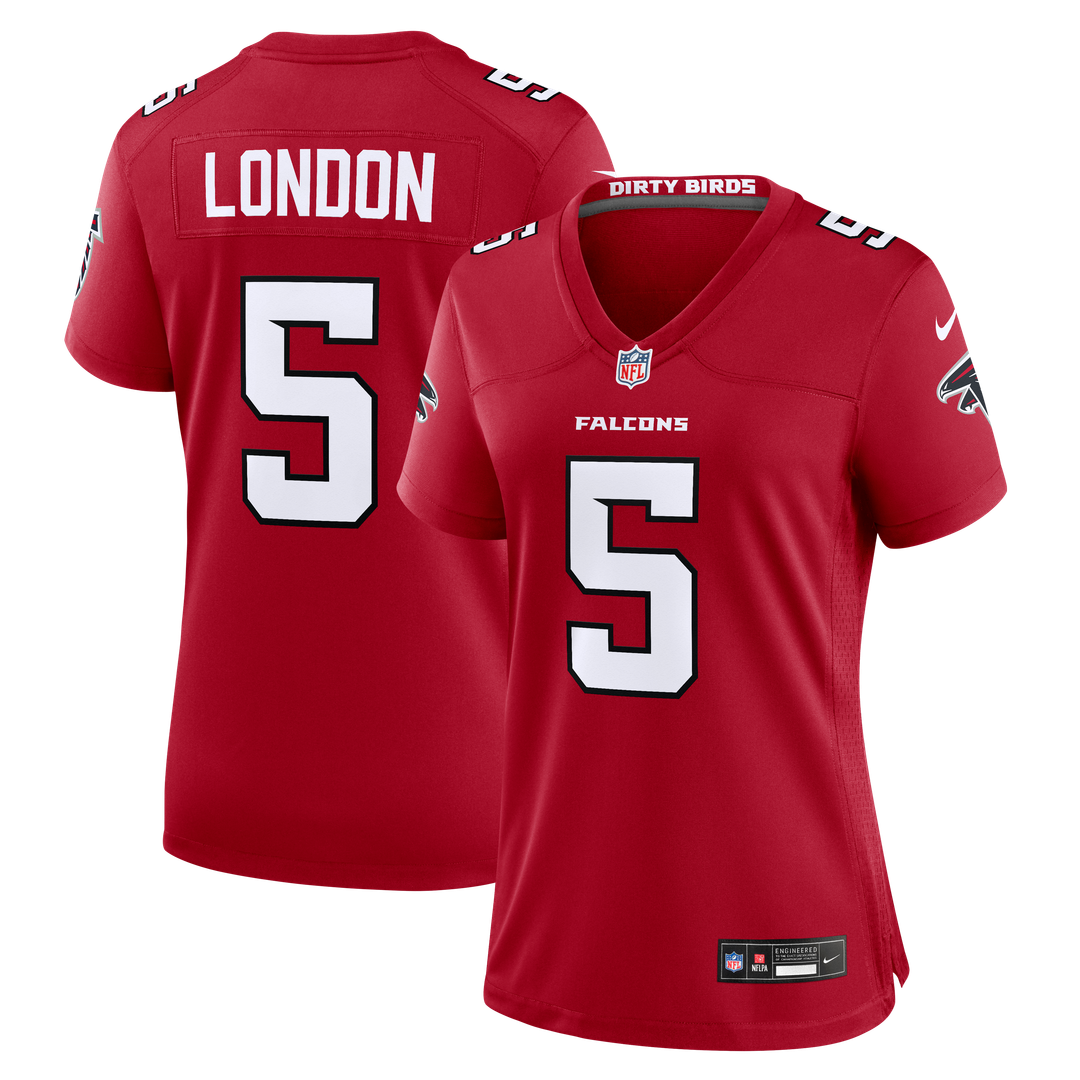 Drake London Atlanta Falcons Nike Women's Game Jersey - Red
