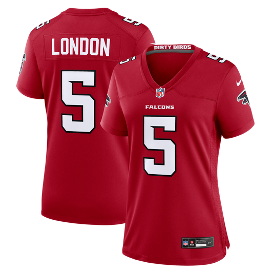Drake London Atlanta Falcons Nike Women's Game Jersey - Red