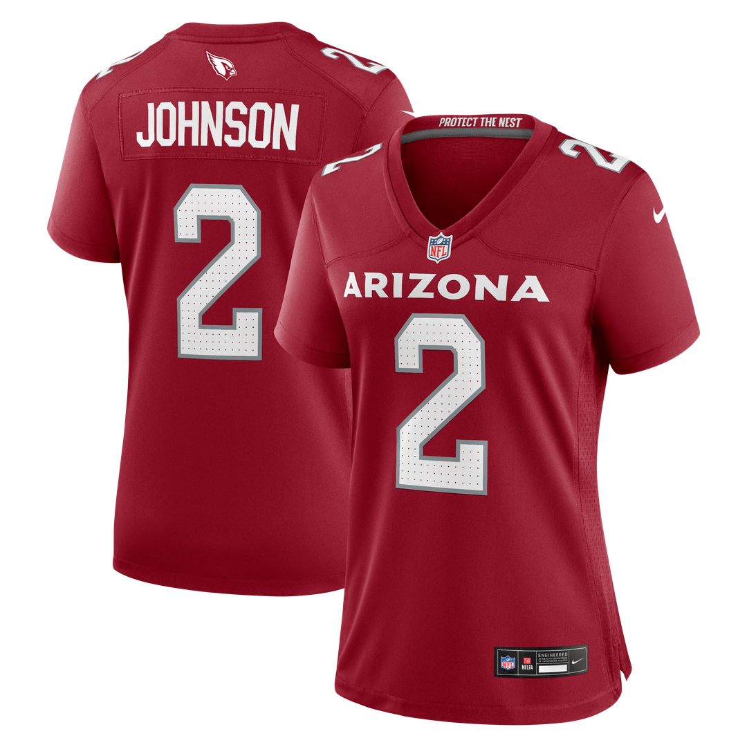 Will Johnson Arizona Cardinals Nike Women's Team Game Jersey -  Cardinal