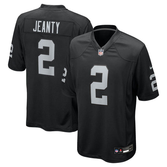 Ashton Jeanty Las Vegas Raiders Nike Team Game Jersey - Black