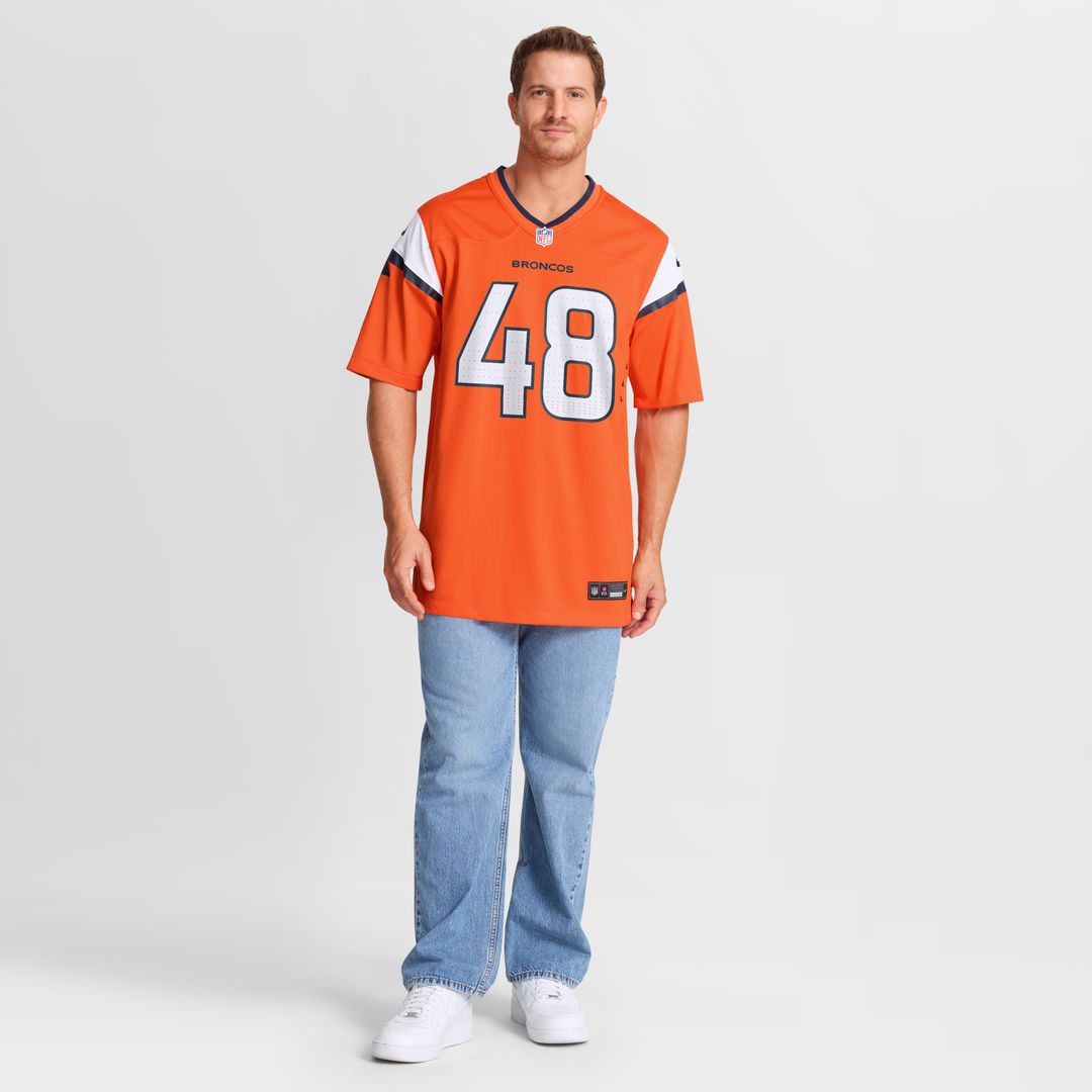 Mitchell Fraboni Denver Broncos Nike Team Game Jersey -  Orange