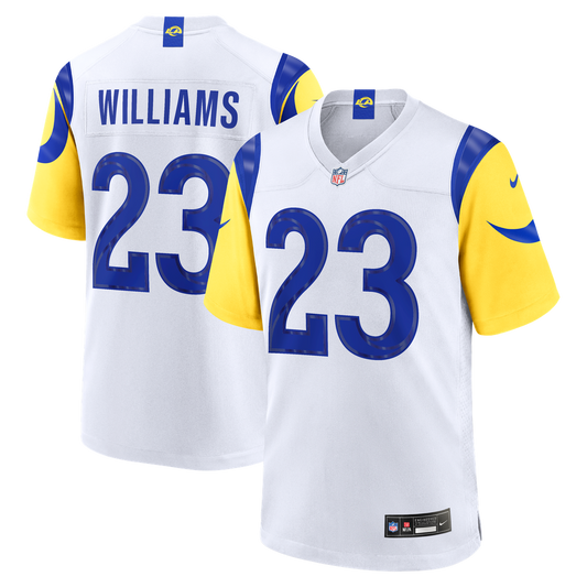 Kyren Williams Los Angeles Rams Nike White Game Player Jersey - White