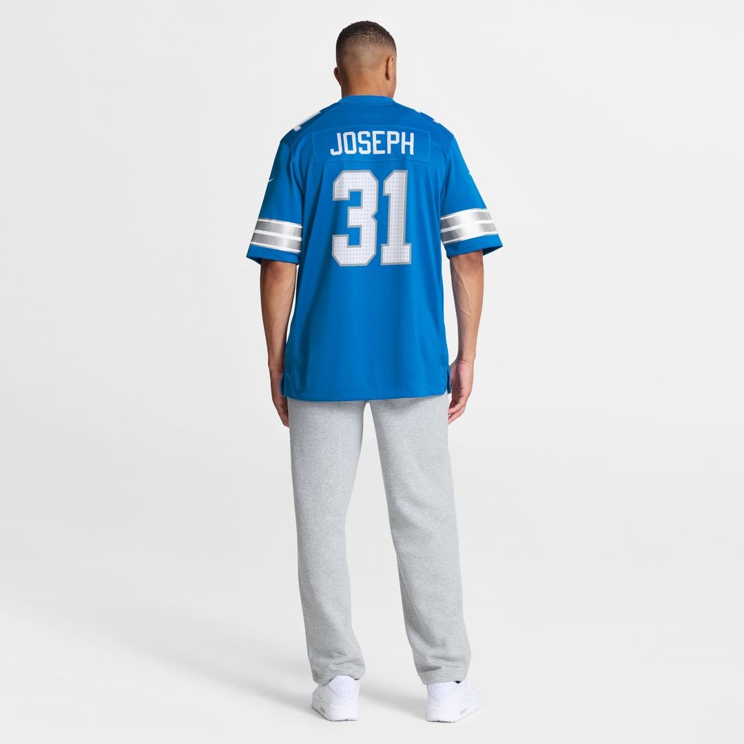 Kerby Joseph Detroit Lions Nike Team Game Jersey -  Blue