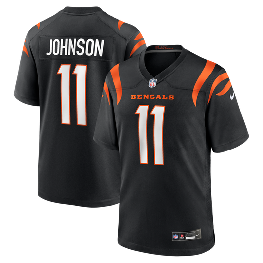 Josh Johnson Cincinnati Bengals Nike Team Game Jersey -  Black