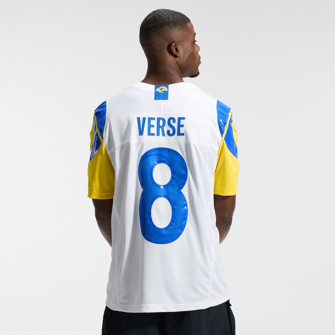 Jared Verse Los Angeles Rams Nike Vapor F.U.S.E. Stitched Limited Jersey - Royal