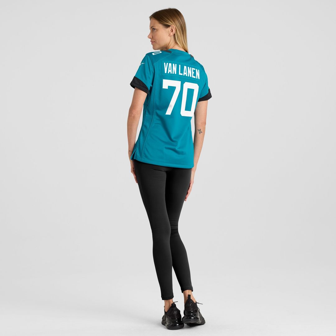 Cole Van Lanen Jacksonville Jaguars Nike Women's Game Player Jersey - Teal