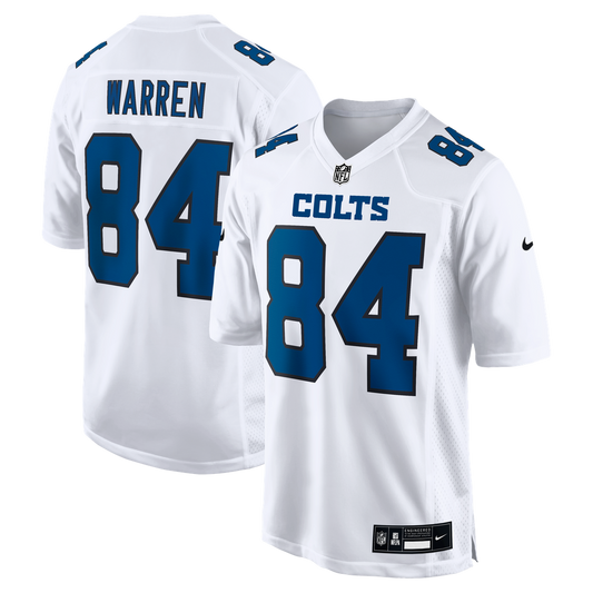 Tyler Warren Indianapolis Colts Nike Fashion Game Jersey - Tundra White