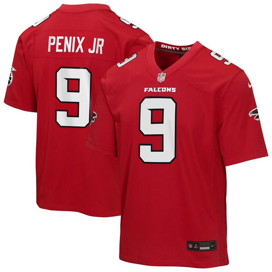 Michael Penix Jr. Atlanta Falcons Nike Youth Game Jersey - Red